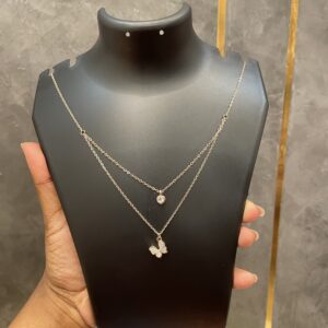Korean double layer  butterfly chain